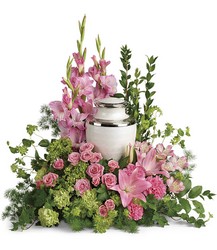 Sacred Solace Cremation Tribute from Schultz Florists, flower delivery in Chicago